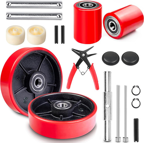 Complete pallet jack wheels - complete,