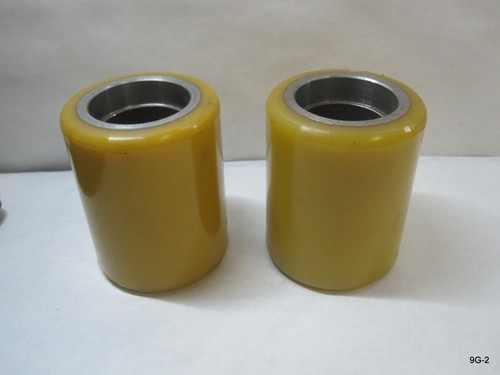 Two pallet jack load wheels - pallet,