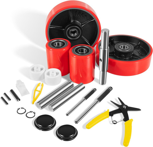 Pallet jack truck wheels - pallet, kit