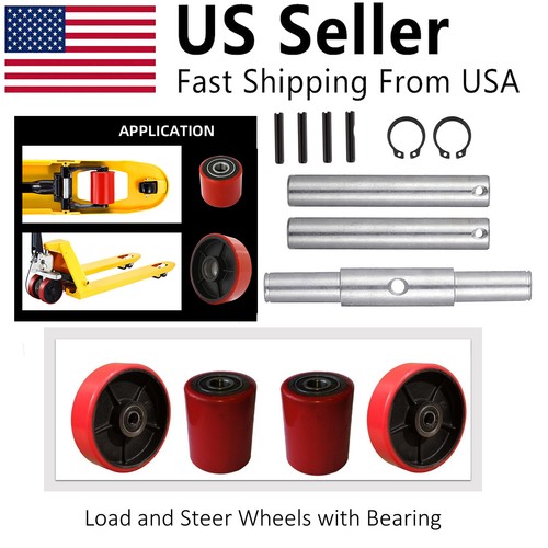 Pallet jack truck wheels - truck,