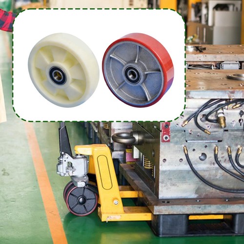 Pallet truck wheel - pallet, steering